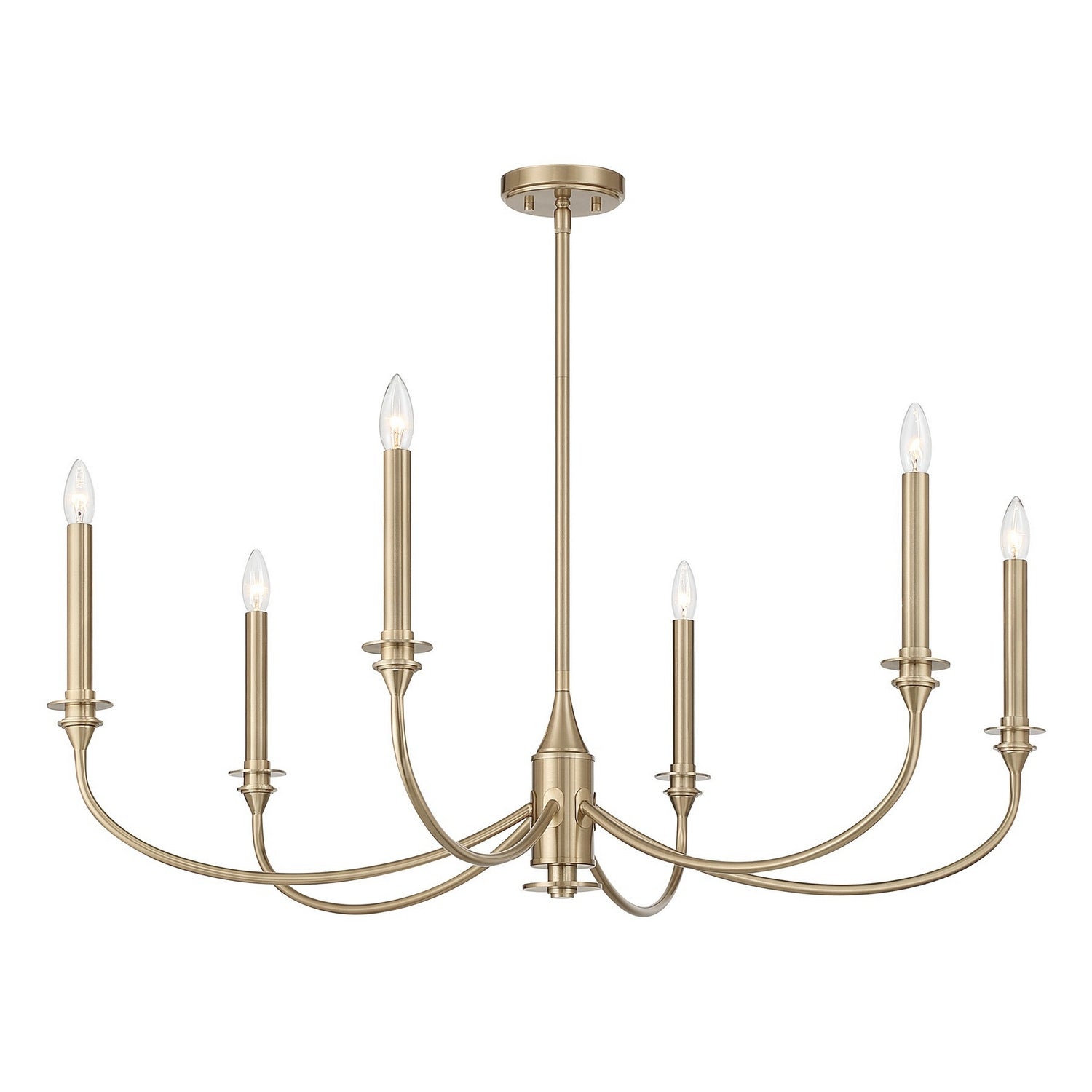 Savoy House - 1-1500-6-127 - Six Light Chandelier - Coventry - Noble Brass