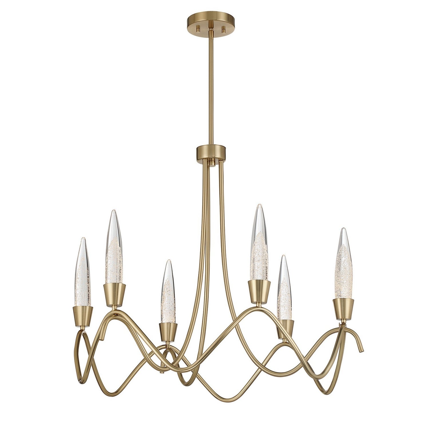 Savoy House - 1-1798-6-127 - LED Chandelier - Sofia - Noble Brass
