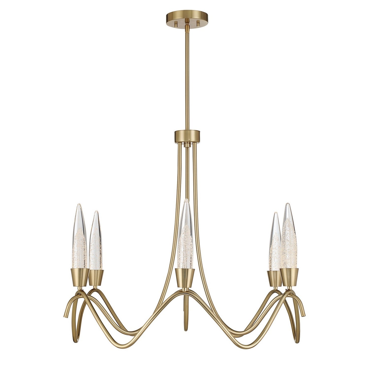 Savoy House - 1-1798-6-127 - LED Chandelier - Sofia - Noble Brass