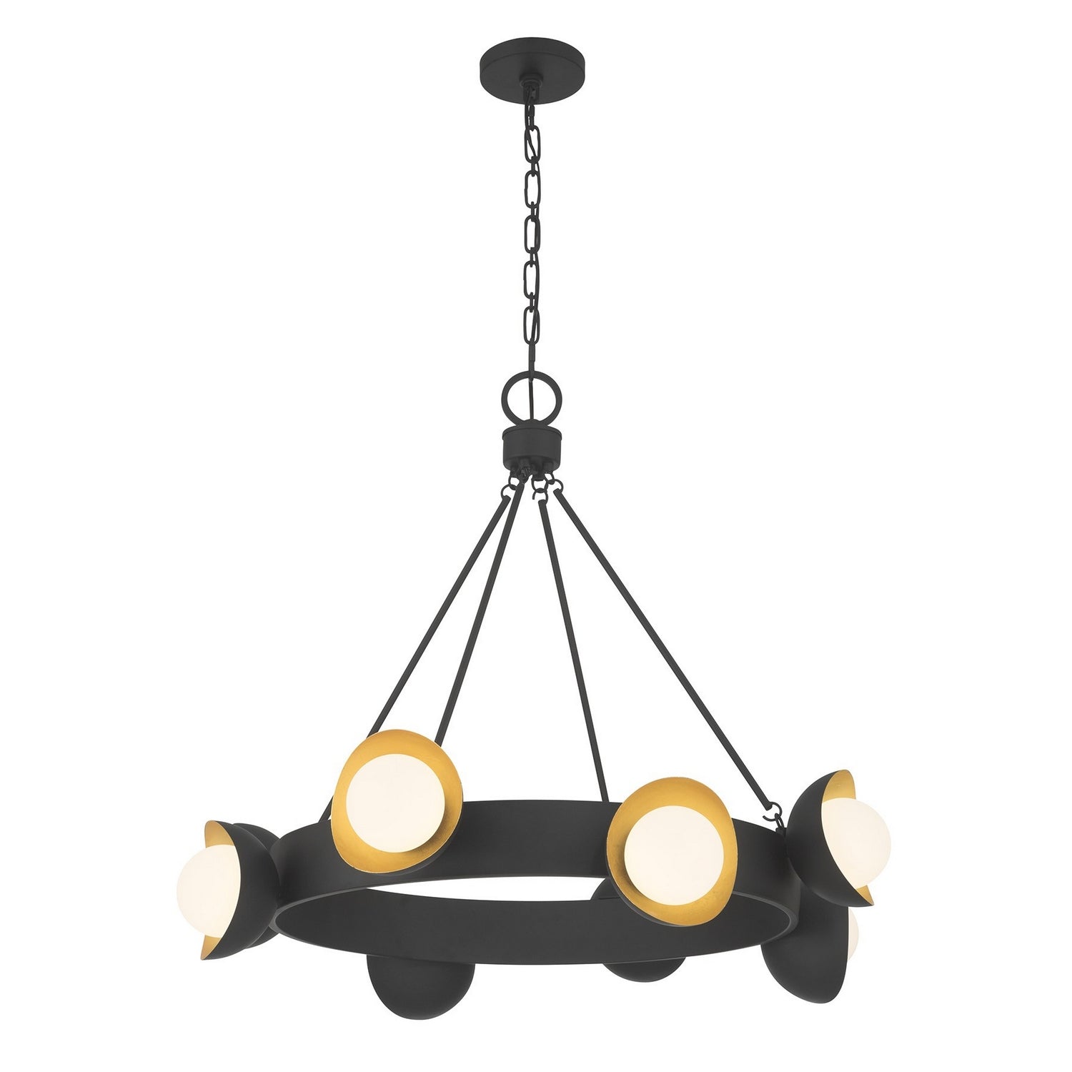 Savoy House - 1-2411-8-343 - LED Chandelier - Pierson - Black Cashmere/True Gold