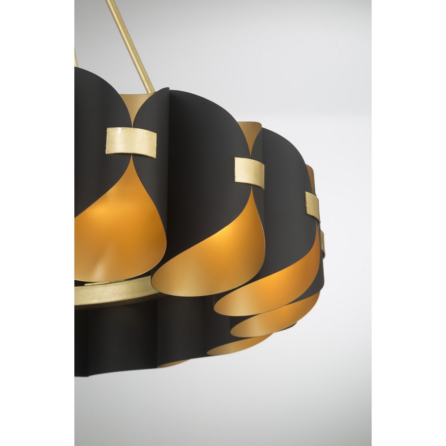 Savoy House - 1-2414-16-343 - LED Chandelier - Pelham - Black Cashmere/True Gold