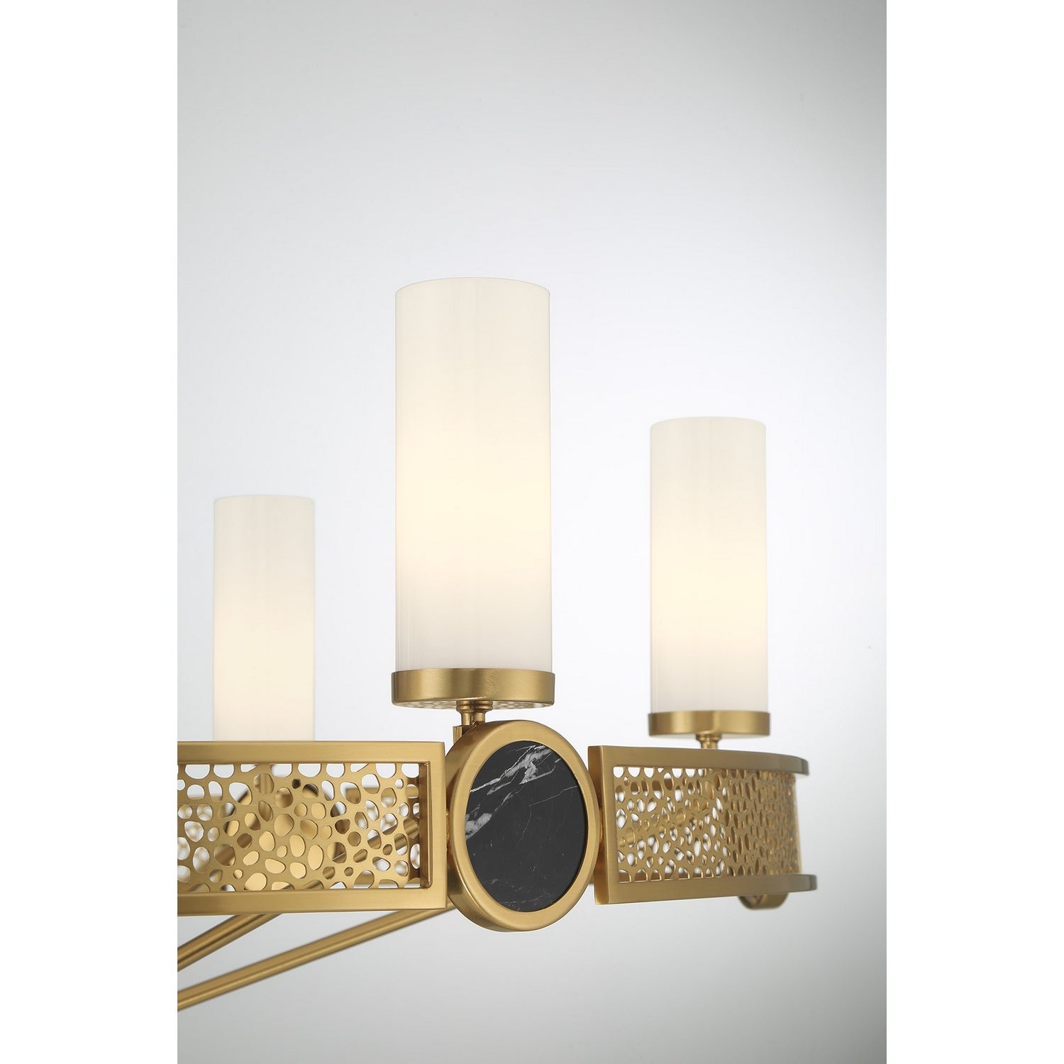 Savoy House - 1-2914-6-322 - Six Light Chandelier - Farrell - Warm Brass