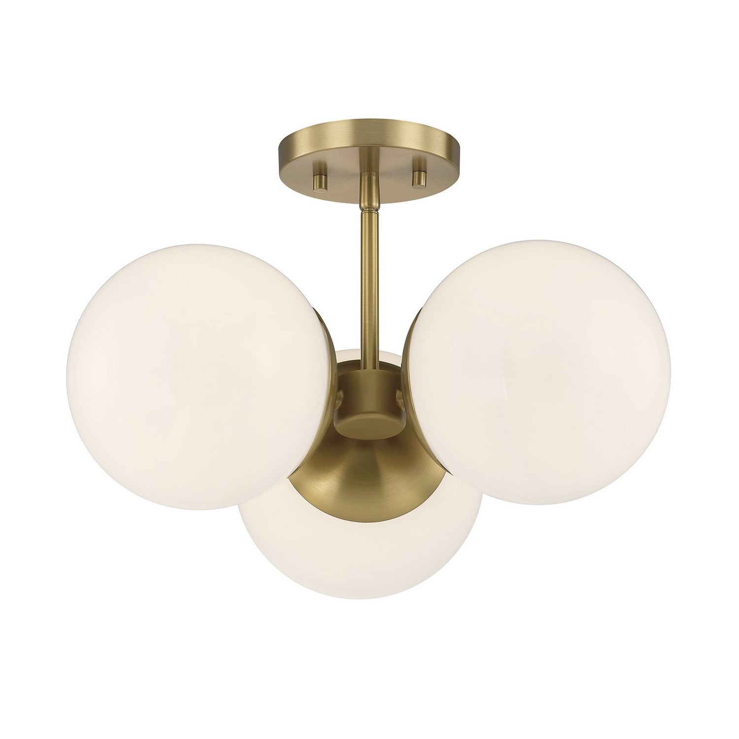 Savoy House - 1-6523-3-322 - Three Light Chandelier - Turin - Warm Brass