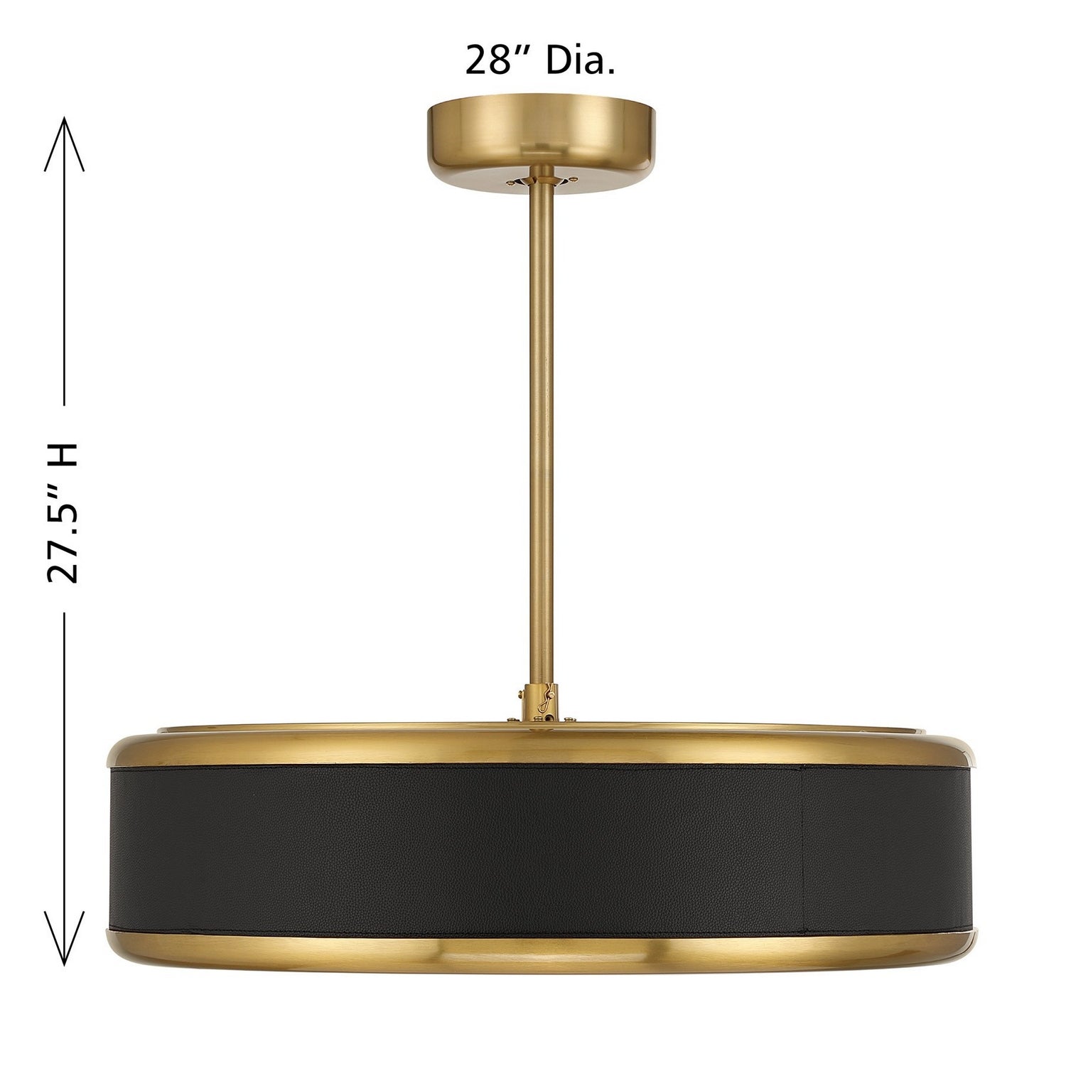 Savoy House - 28-FD-485-322 - LED Fan D'Lier - Archer - Warm Brass