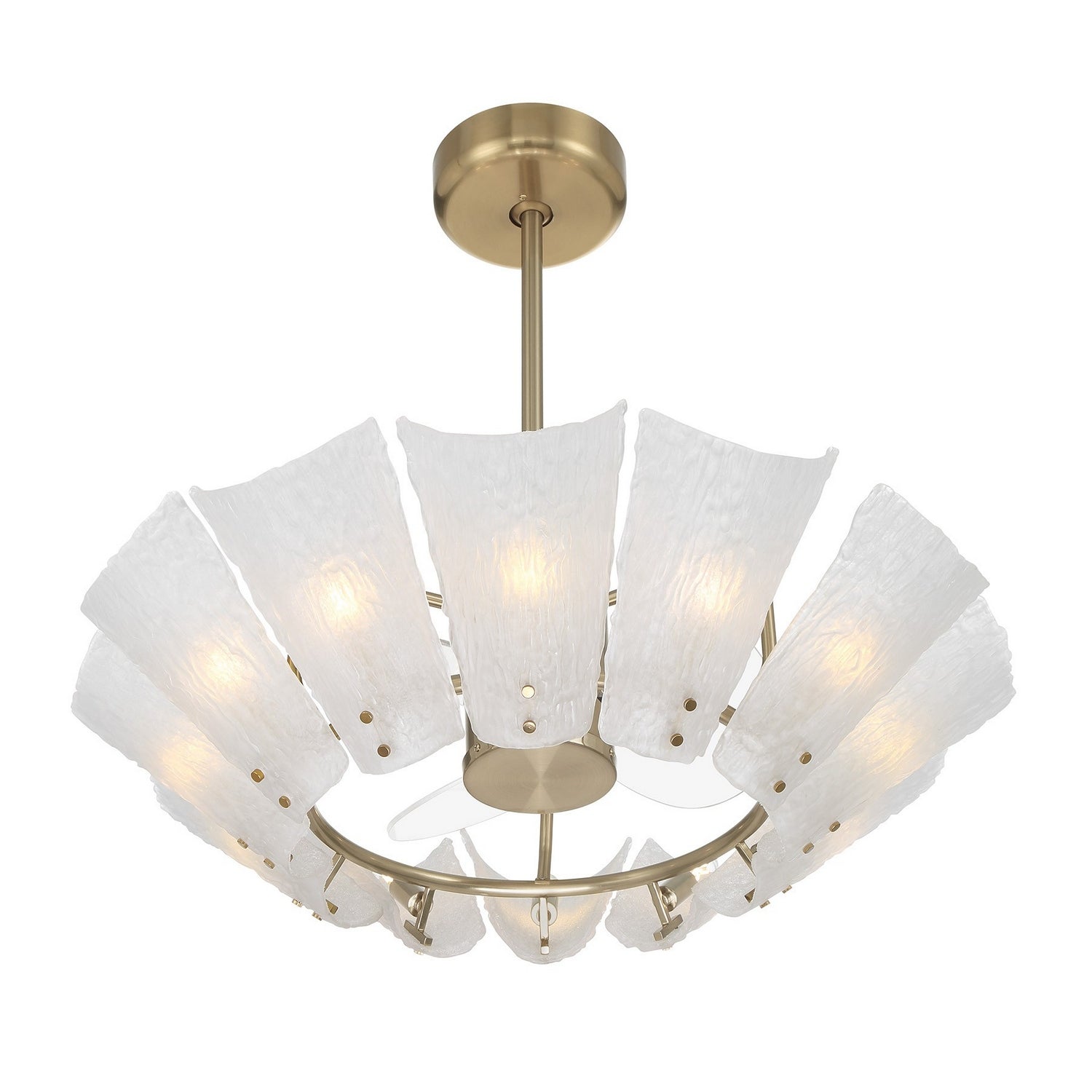 Savoy House - 32-FD-465-127 - 12 Light Fan D'Lier - Celina - Noble Brass