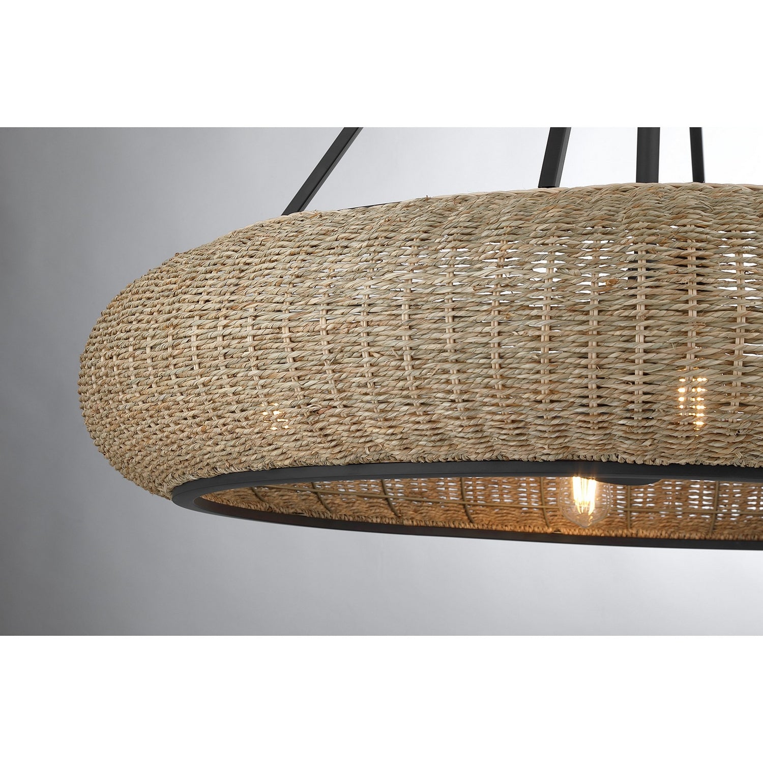 Savoy House - 40-FD-8302-89 - Six Light Fan D'Lier - Gaia - Matte Black
