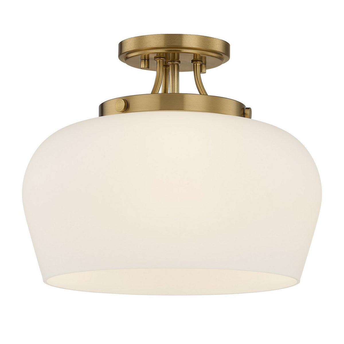 Savoy House - 6-6035-3-322 - Three Light Semi-Flush Mount - Octave - Satin Nickel