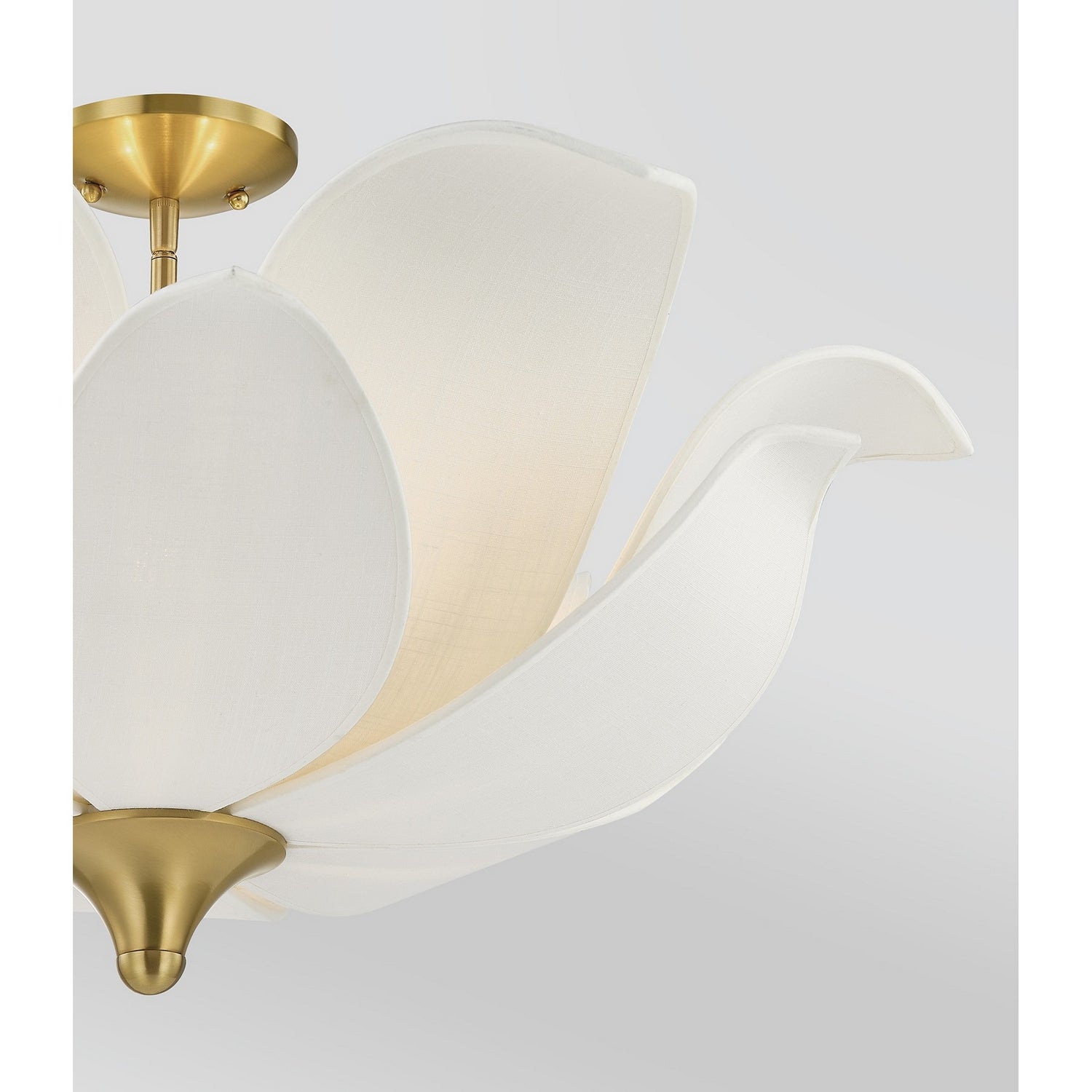 Savoy House - 6-7163-6-322 - Six Light Convertible Semi-Flush/Pendant - Elsie - Warm Brass
