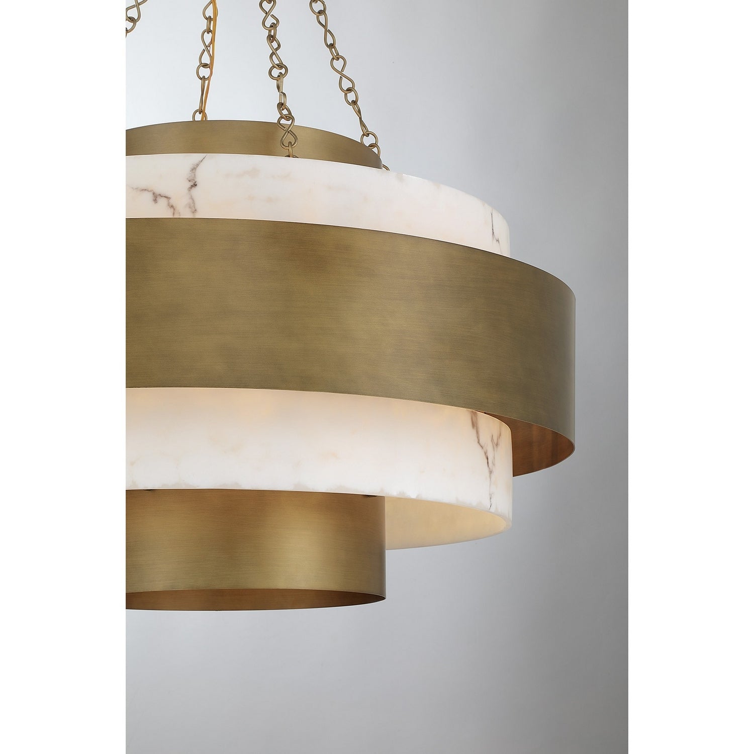 Savoy House - 7-3092-8-339 - Eight Light Pendant - Davenport - Antique Patina