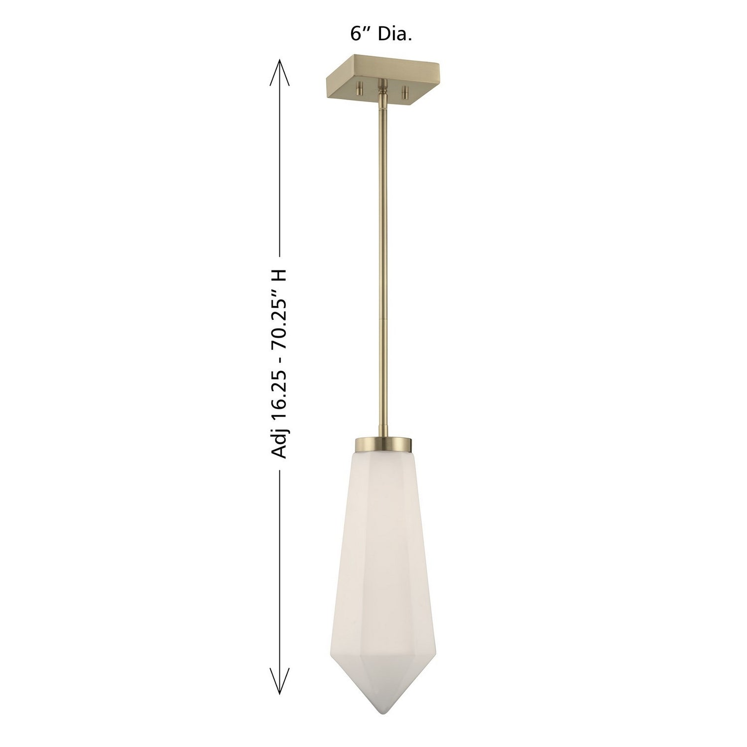 Savoy House - 7-6121-1-127 - LED Pendant - Leland - Noble Brass