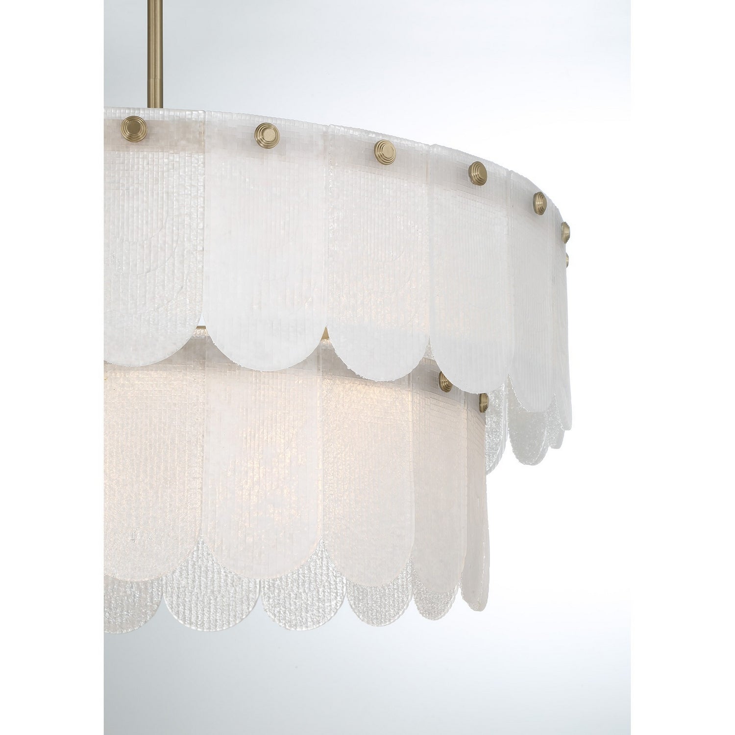 Savoy House - 7-9800-10-127 - Ten Light Pendant - Ashton - Noble Brass