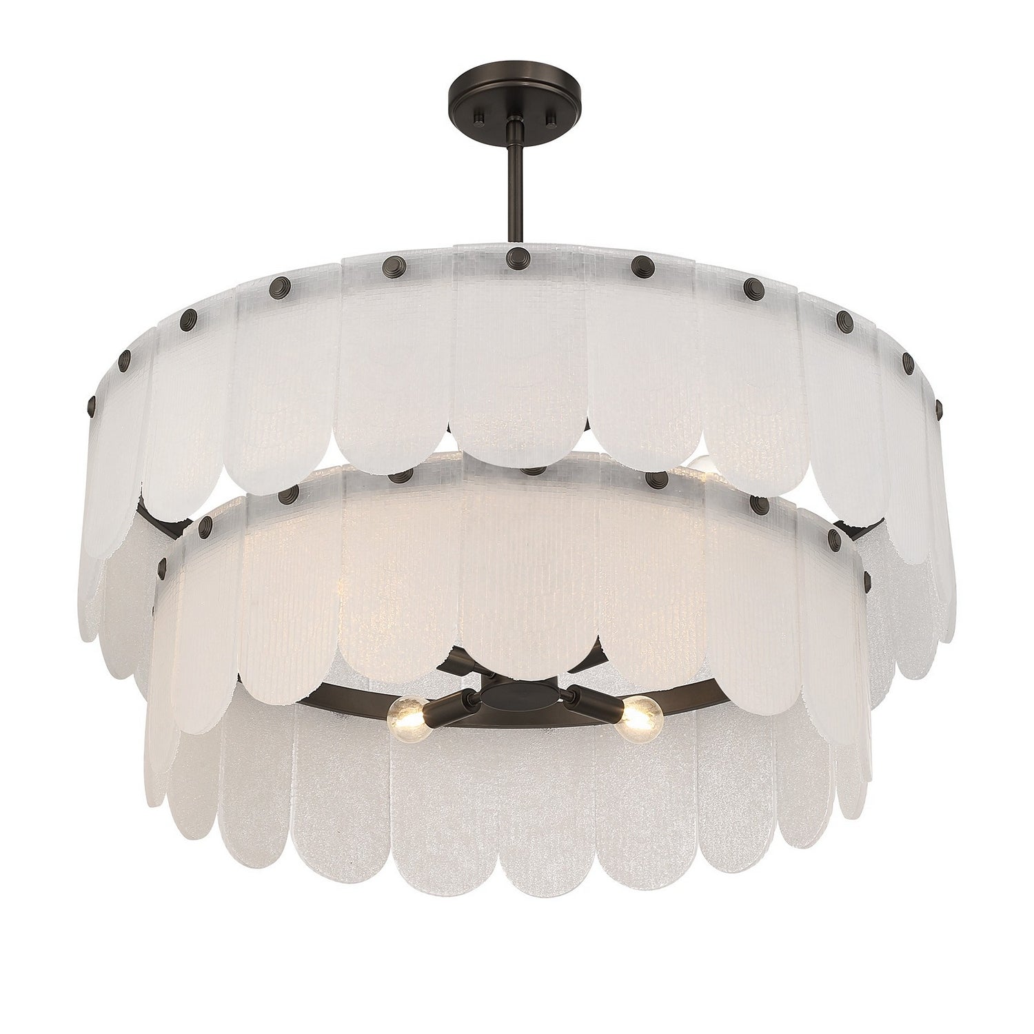 Savoy House - 7-9800-10-15 - Ten Light Pendant - Ashton - Mediterranean Bronze