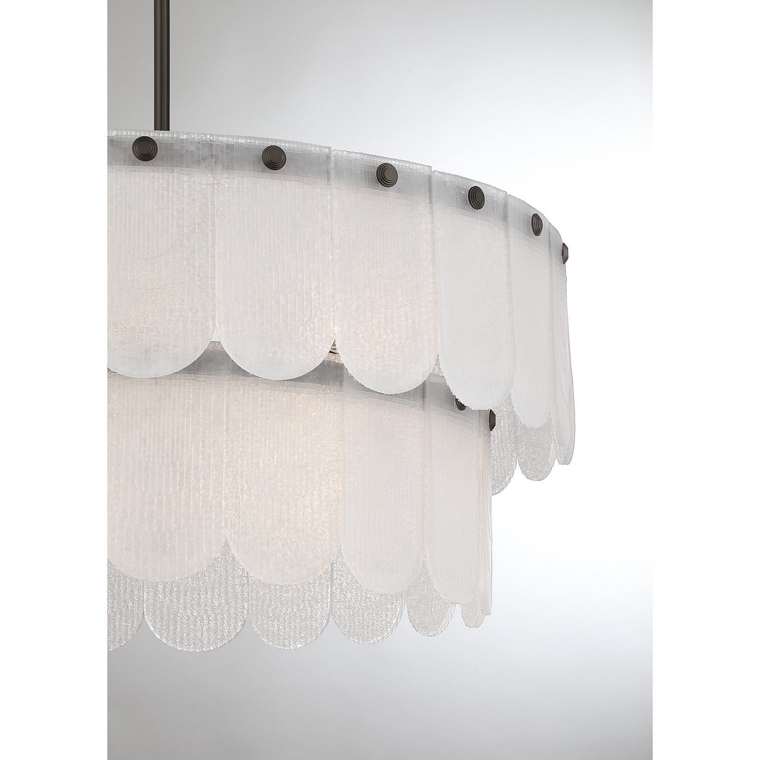 Savoy House - 7-9800-10-15 - Ten Light Pendant - Ashton - Mediterranean Bronze