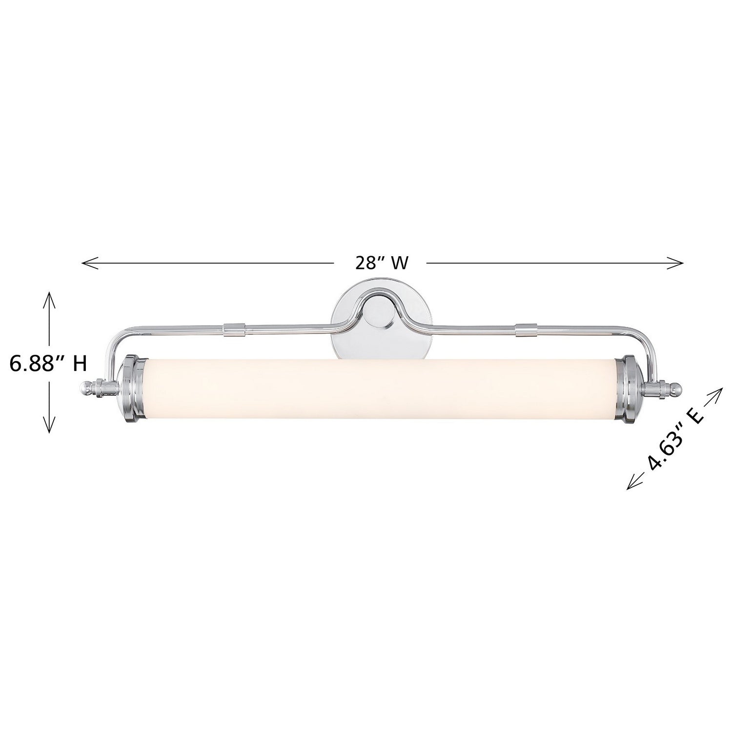 Savoy House - 8-3309-28-11 - LED Bathroom Vanity - Keller - Chrome