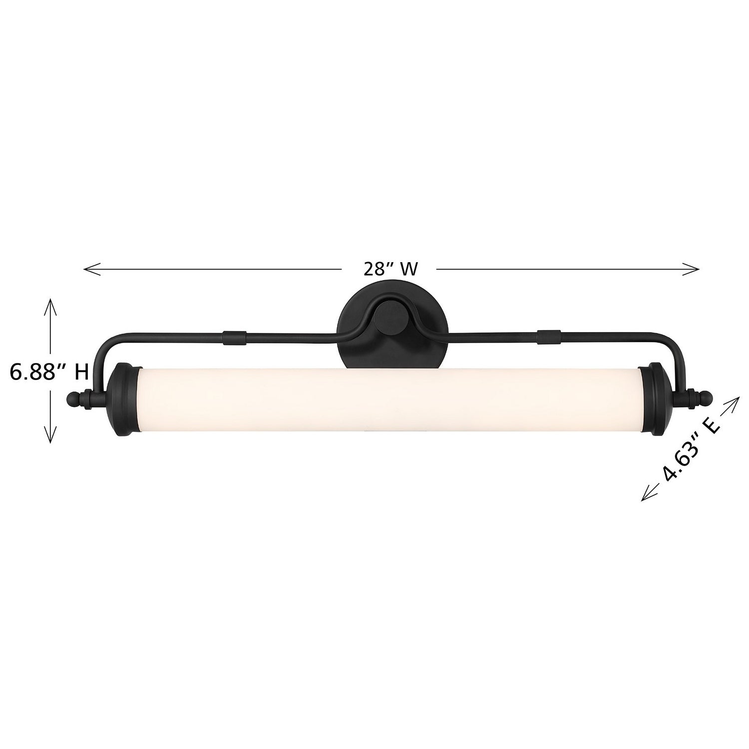 Savoy House - 8-3309-28-335 - LED Bathroom Vanity - Keller - Black Lustre