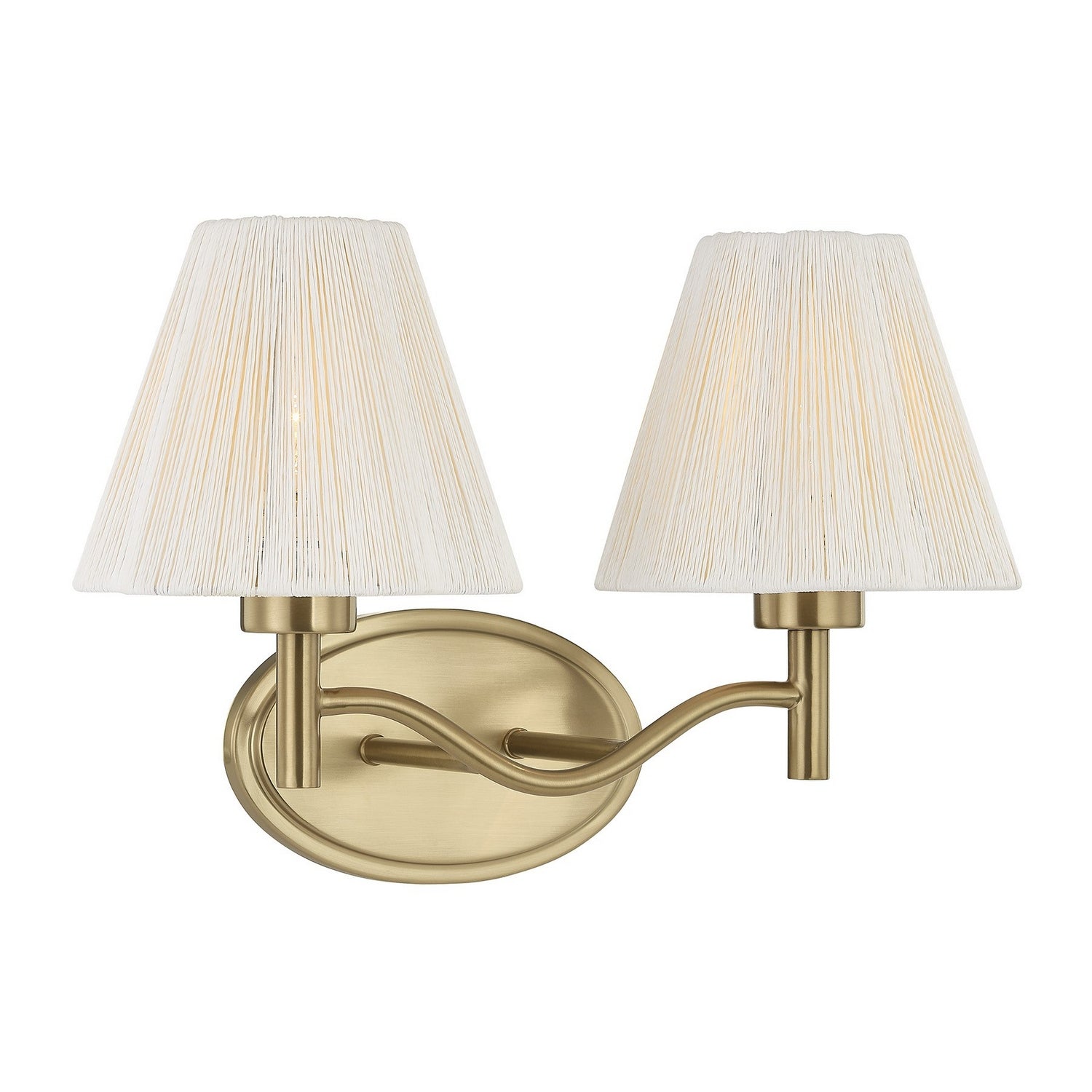 Savoy House - 8-6081-2-127 - Two Light Bathroom Vanity - Rosa - Noble Brass