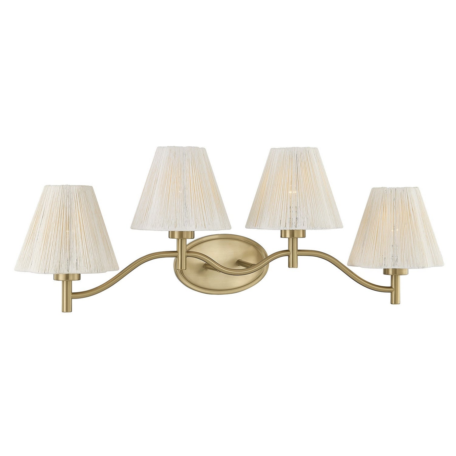 Savoy House - 8-6081-4-127 - Four Light Bathroom Vanity - Rosa - Noble Brass