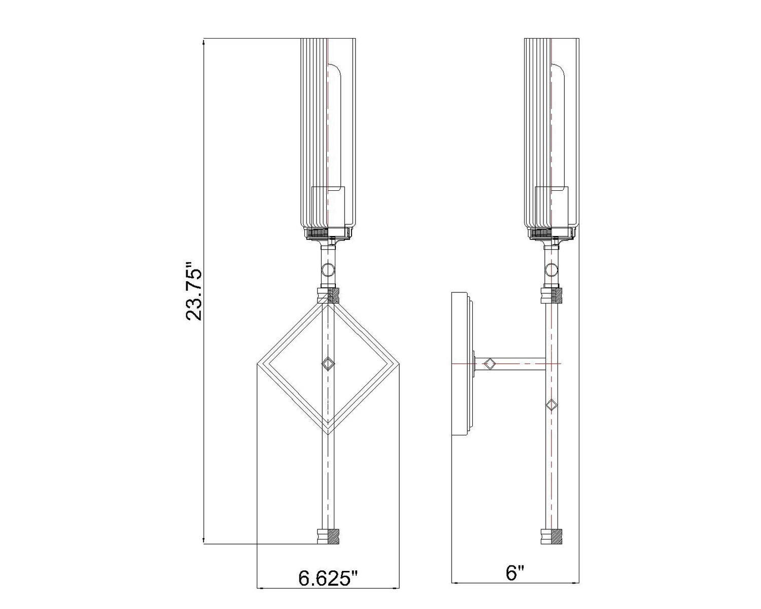 Z-Lite - 3047-1S-BN - One Light Wall Sconce - Esme - Brushed Nickel