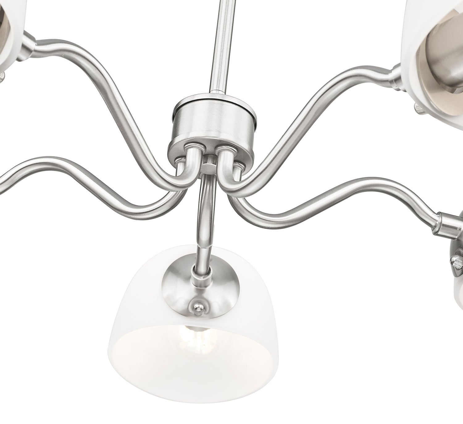 Z-Lite - 3048-5BN - Five Light Chandelier - Breton - Brushed Nickel