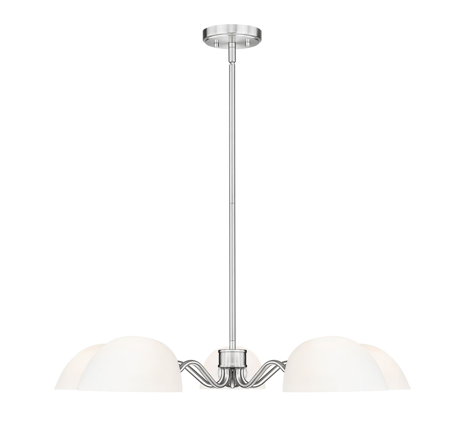 Z-Lite - 3048-5BN - Five Light Chandelier - Breton - Brushed Nickel