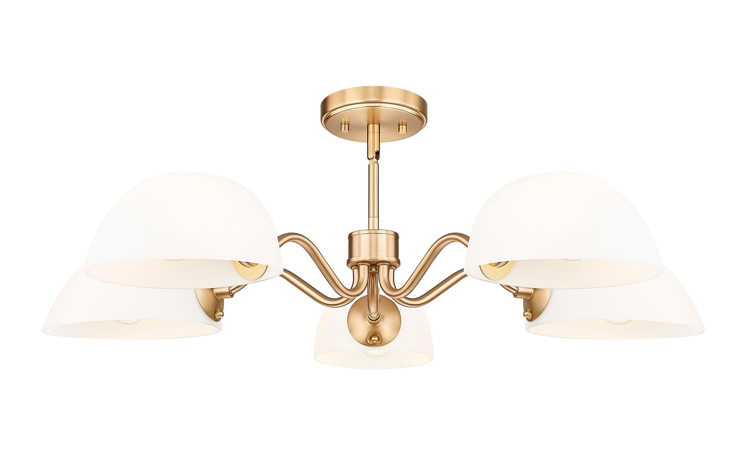 Z-Lite - 3048-5MGLD - Five Light Chandelier - Breton - Modern Gold