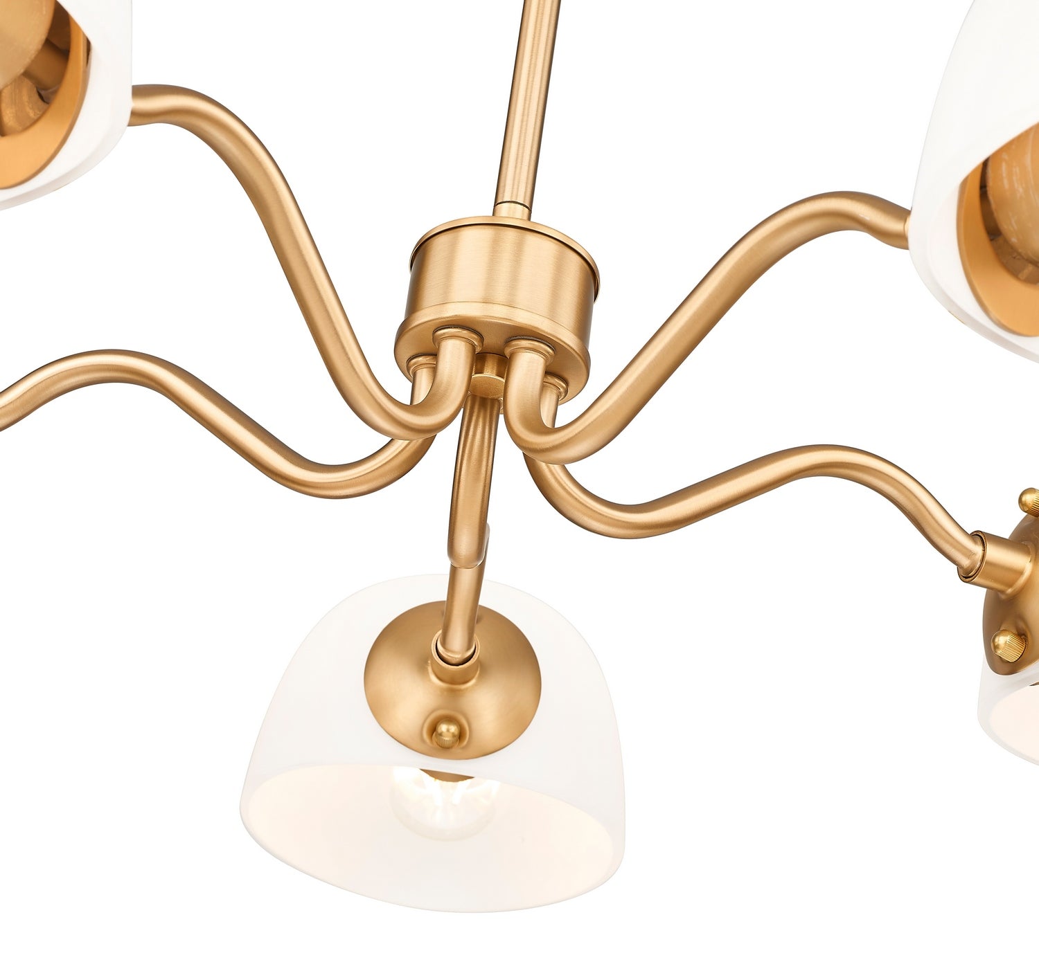 Z-Lite - 3048-5MGLD - Five Light Chandelier - Breton - Modern Gold