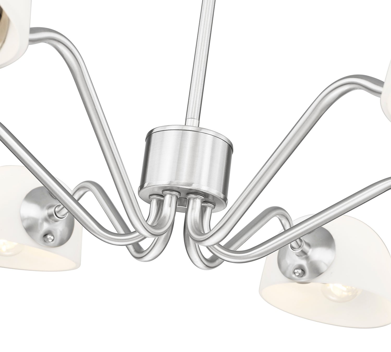 Z-Lite - 3048-6BN - Six Light Chandelier - Breton - Brushed Nickel