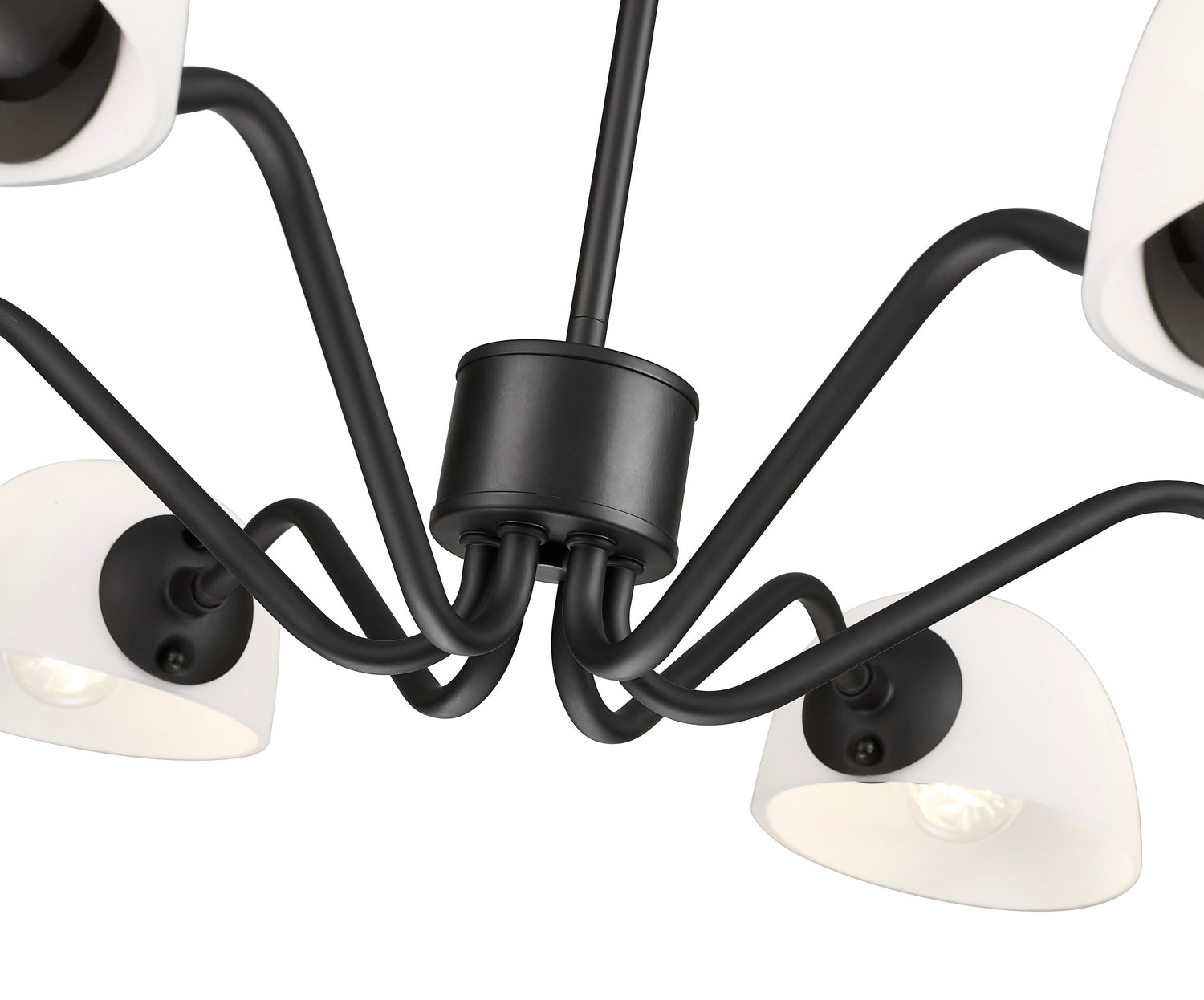 Z-Lite - 3048-6MB - Six Light Chandelier - Breton - Matte Black