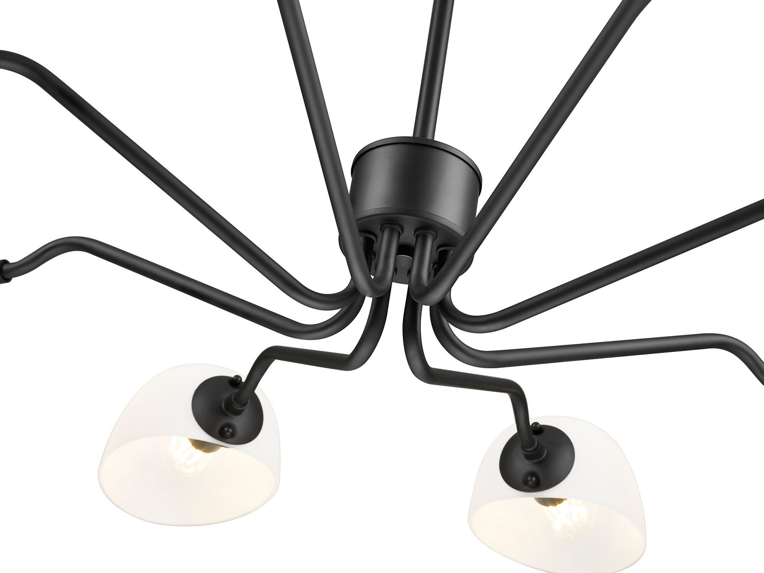 Z-Lite - 3048-8MB - Eight Light Chandelier - Breton - Matte Black