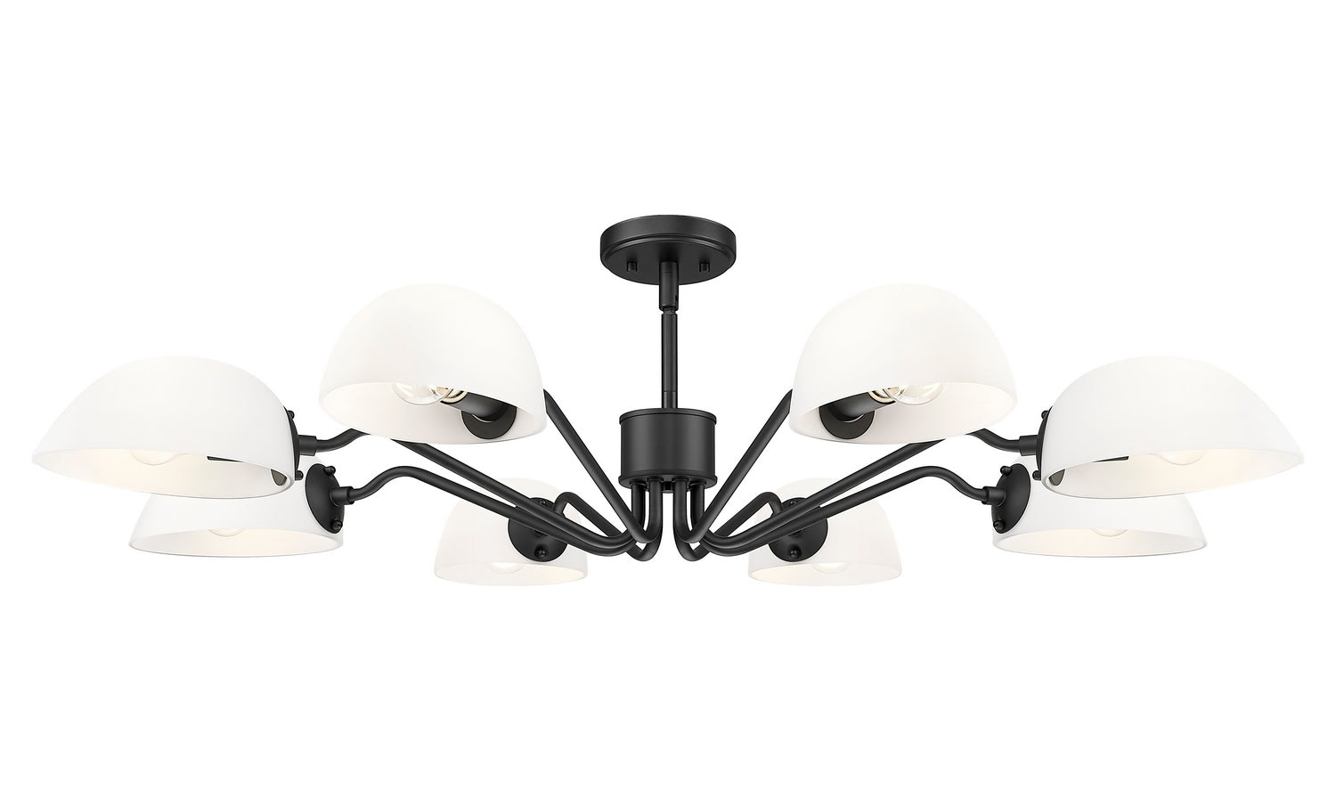 Z-Lite - 3048-8MB - Eight Light Chandelier - Breton - Matte Black