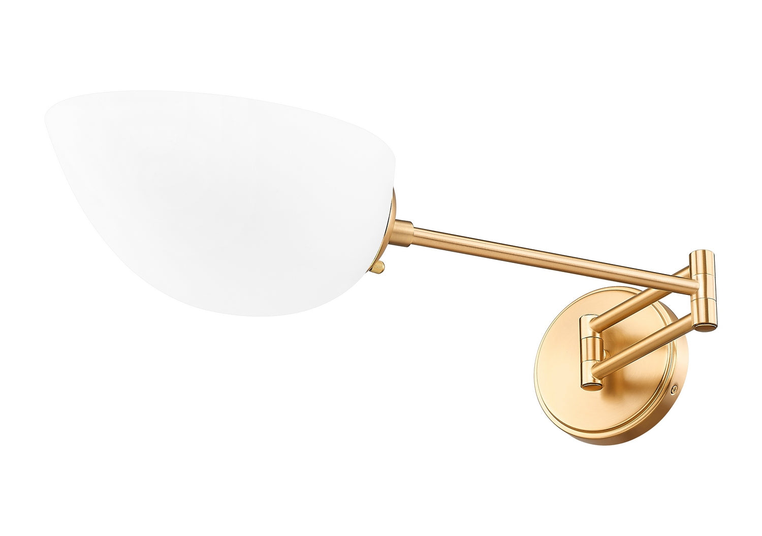 Z-Lite - 3048S-MGLD - One Light Wall Sconce - Breton - Modern Gold