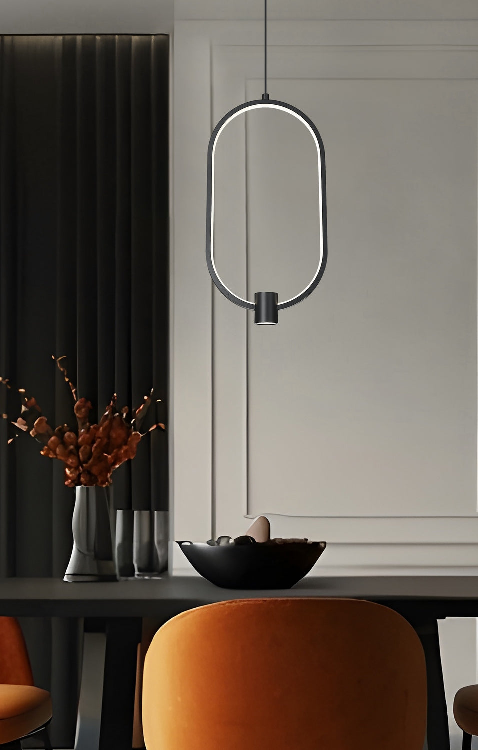 Z-Lite - 4101-10MB-LED - LED Pendant - Saros - Matte Black