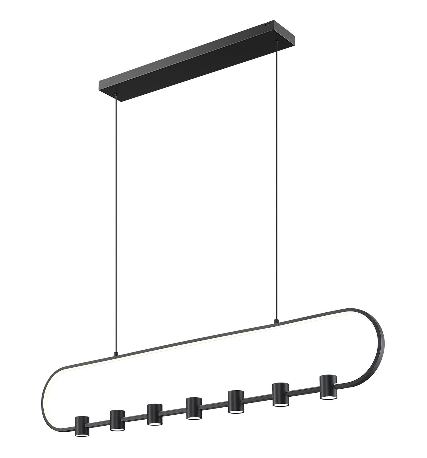 Z-Lite - 4101-54L-MB-LED - LED Linear Chandelier - Saros - Matte Black