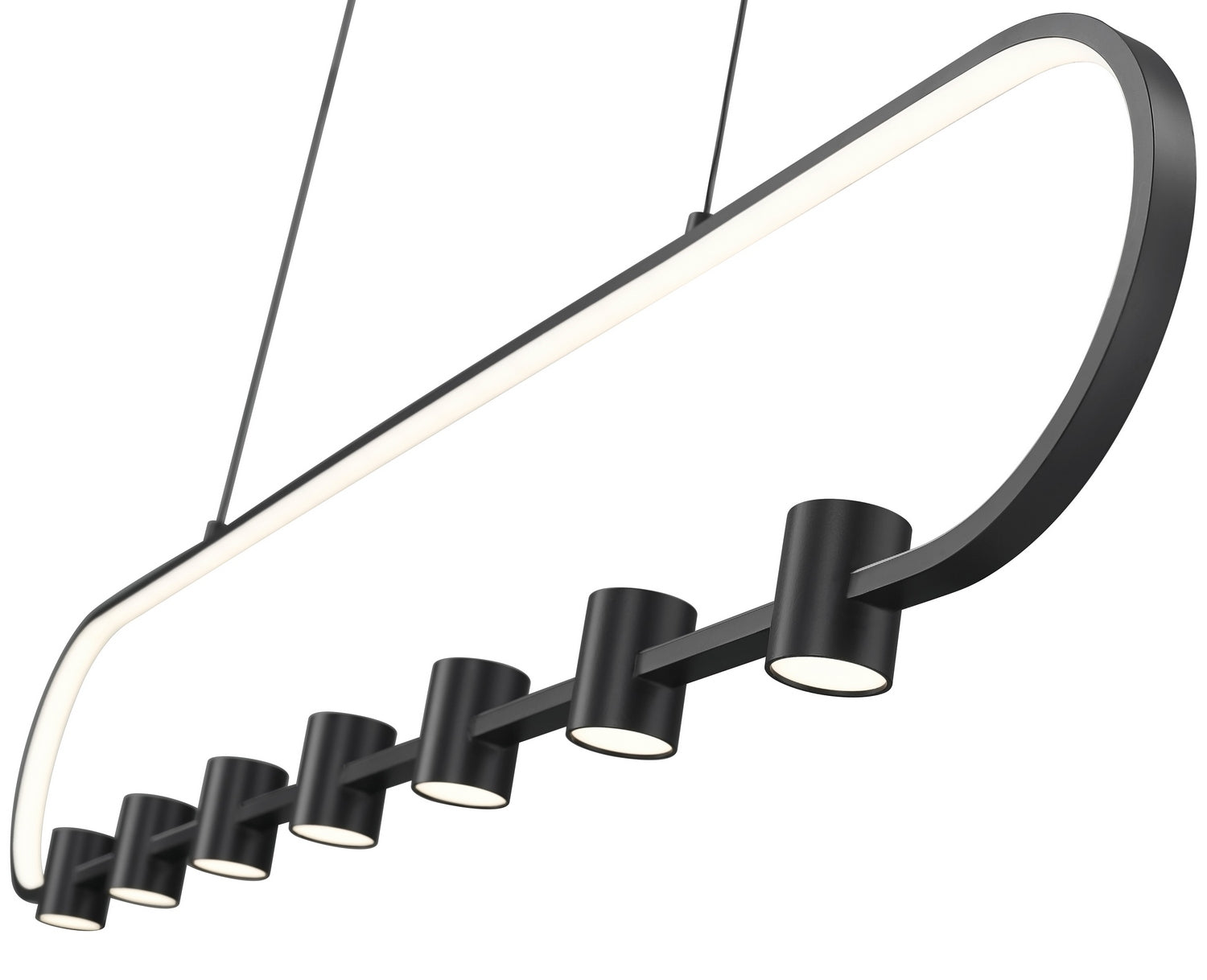 Z-Lite - 4101-54L-MB-LED - LED Linear Chandelier - Saros - Matte Black