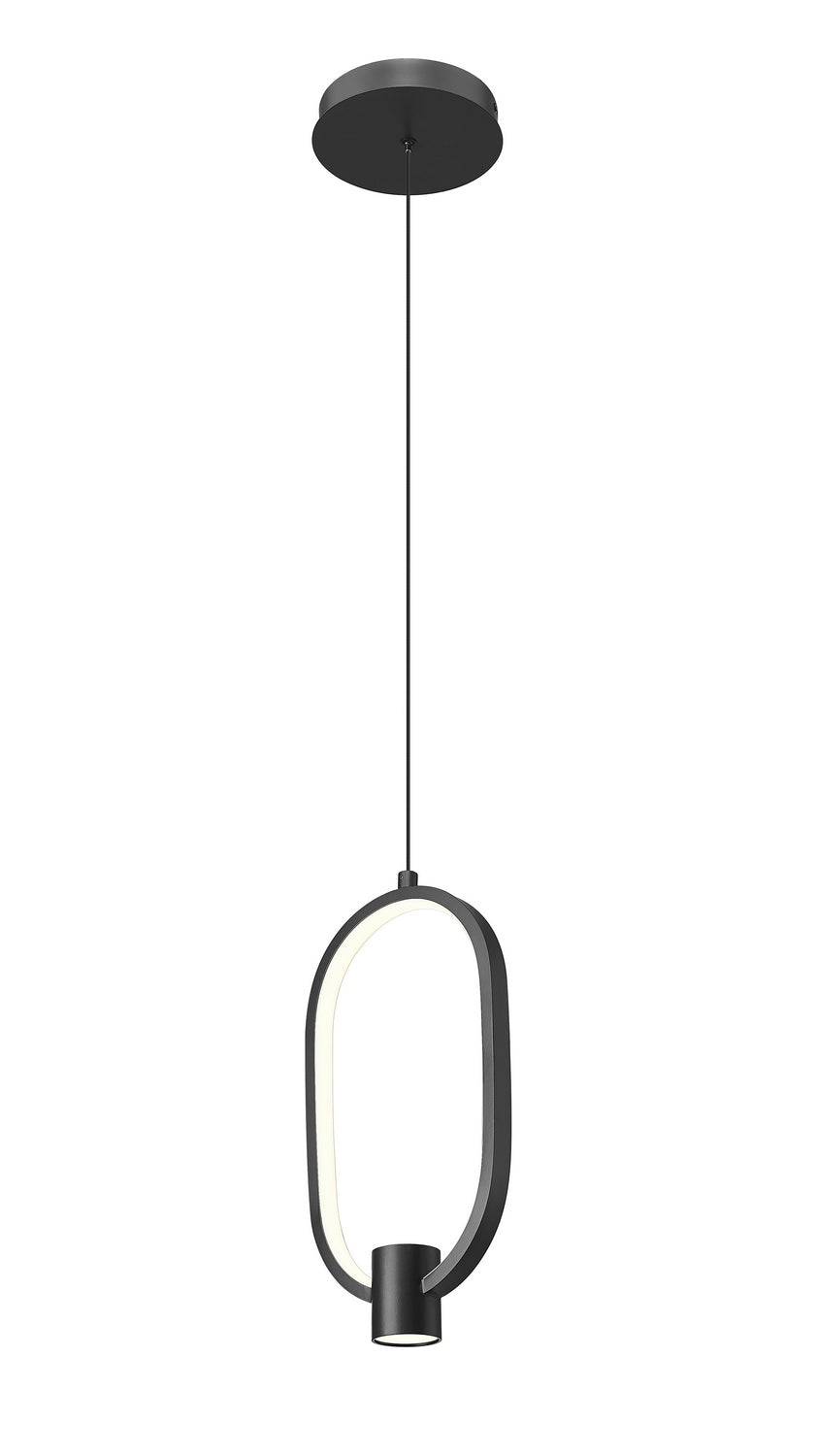 Z-Lite - 4101-7MB-LED - LED Pendant - Saros - Matte Black