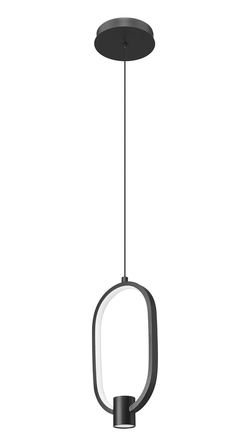 Z-Lite - 4101-7MB-LED - LED Pendant - Saros - Matte Black