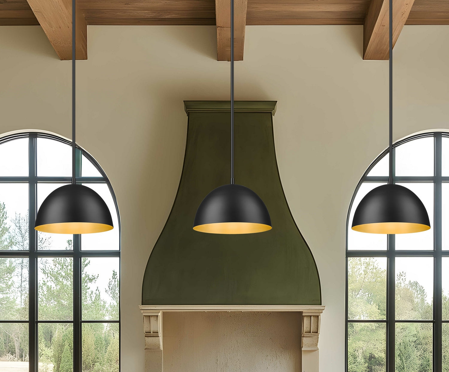 Z-Lite - 4501P12-MB - One Light Pendant - Vega - Matte Black
