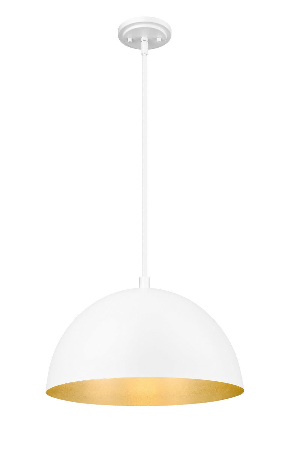 Z-Lite - 4501P16-MW - One Light Pendant - Vega - Matte White