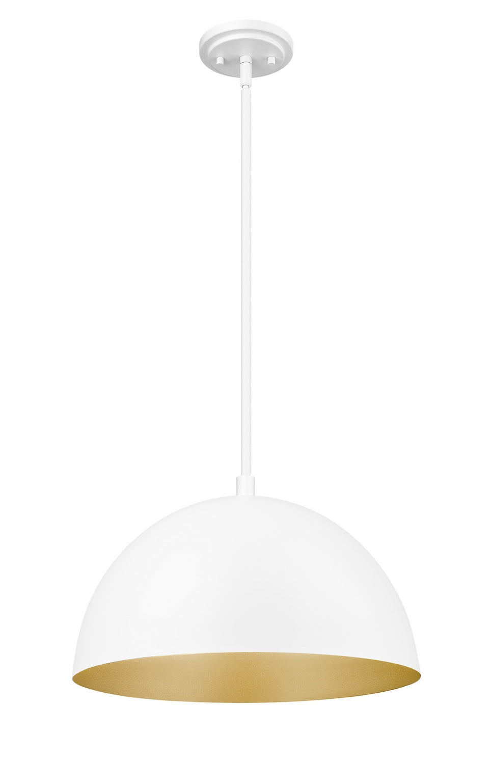 Z-Lite - 4501P16-MW - One Light Pendant - Vega - Matte White