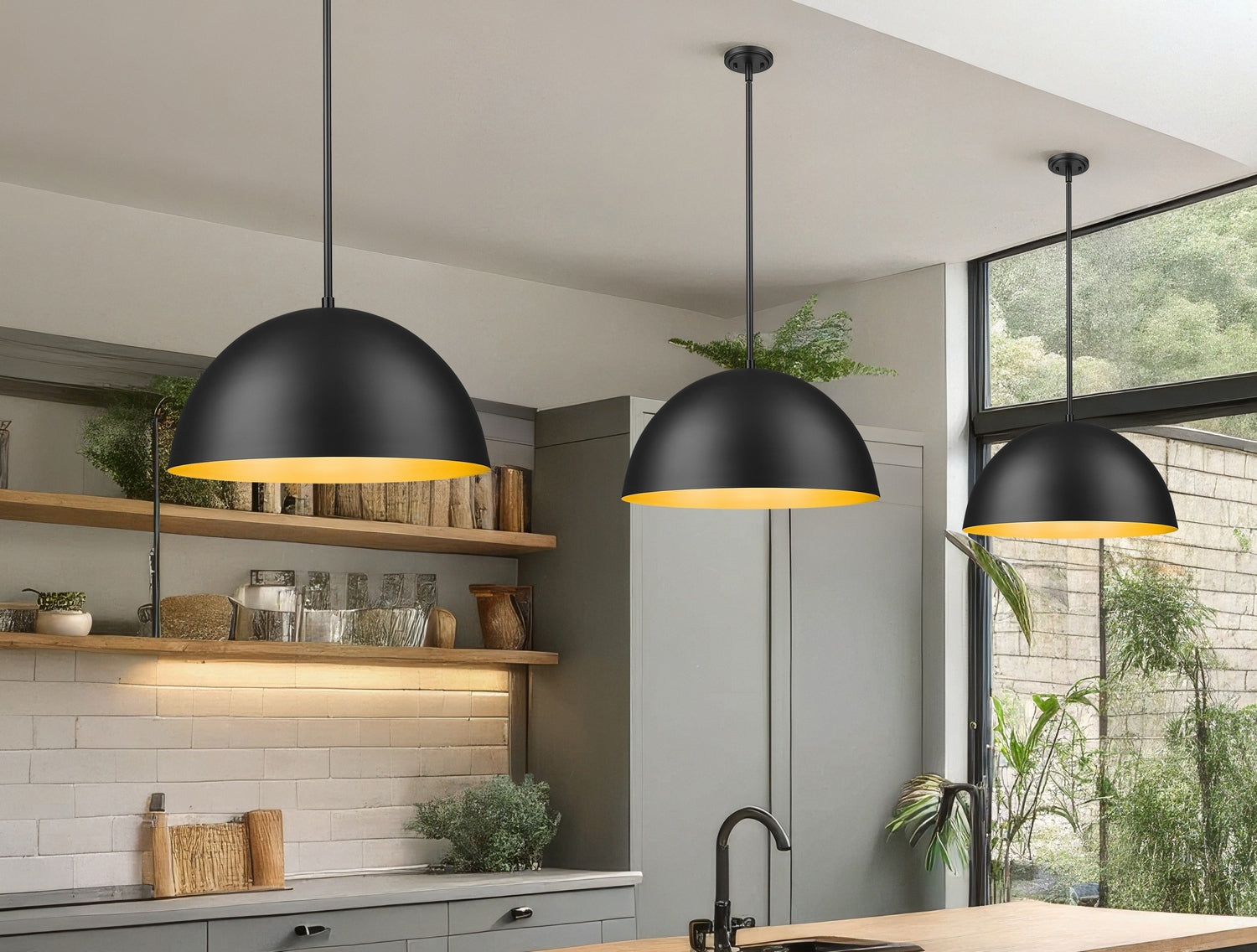 Z-Lite - 4501P24-MB - Three Light Pendant - Vega - Matte Black