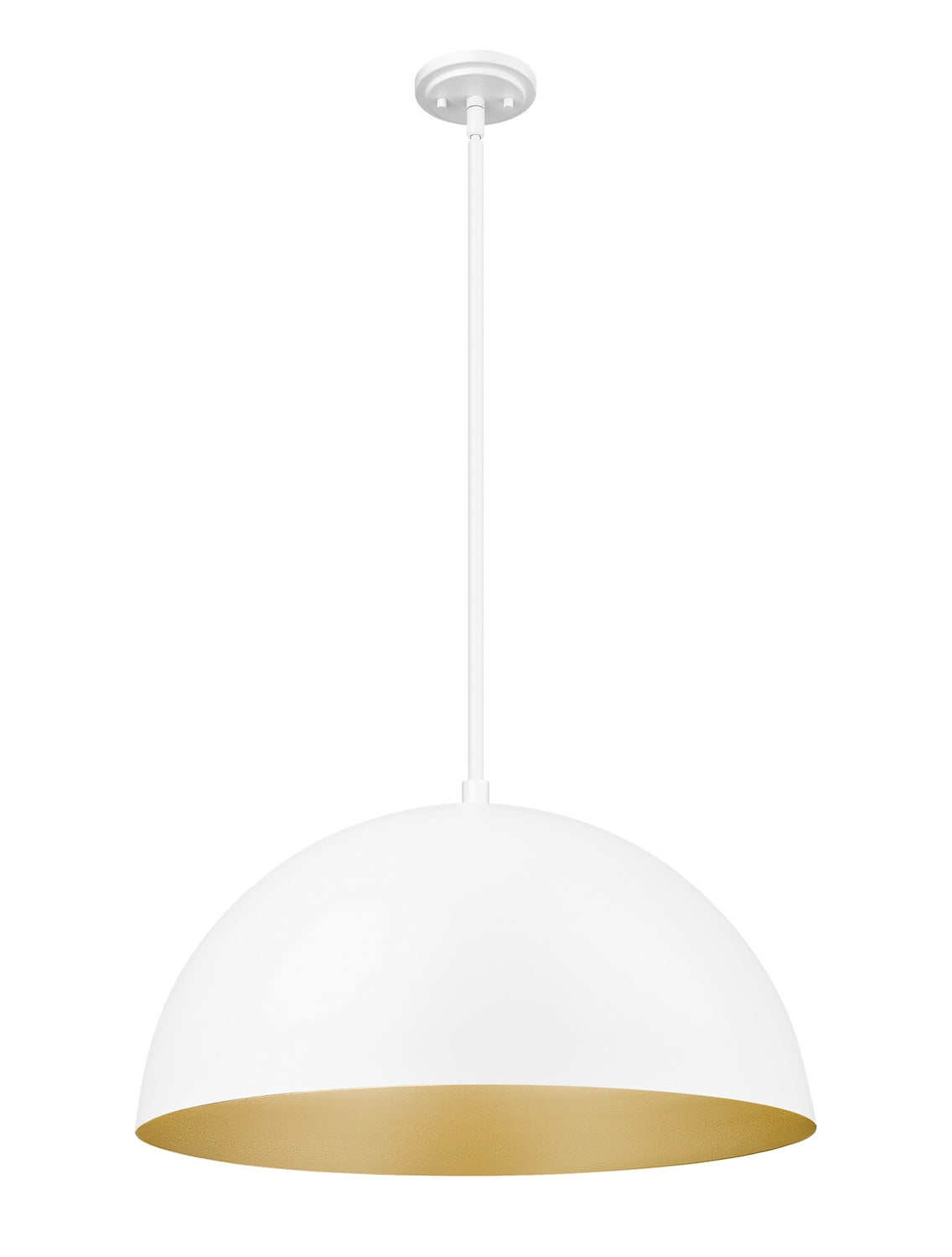 Z-Lite - 4501P24-MW - Three Light Pendant - Vega - Matte White