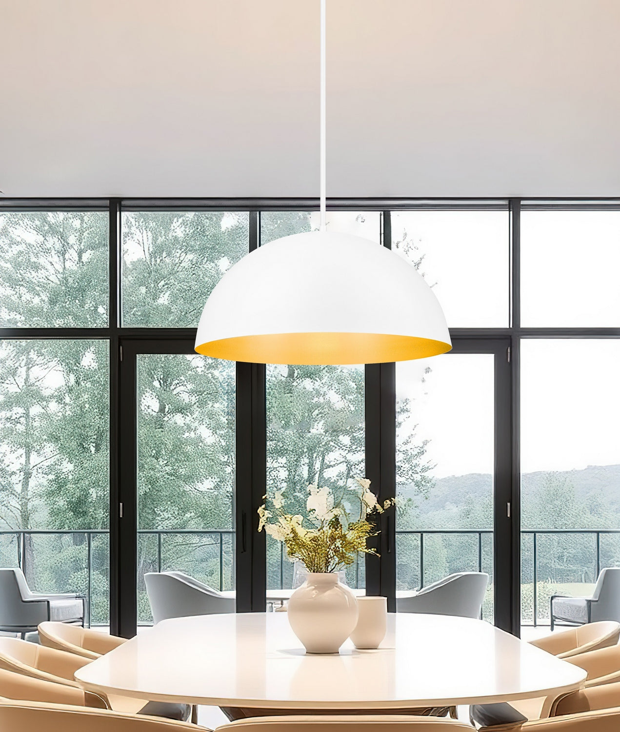 Z-Lite - 4501P32-MW - Three Light Pendant - Vega - Matte White