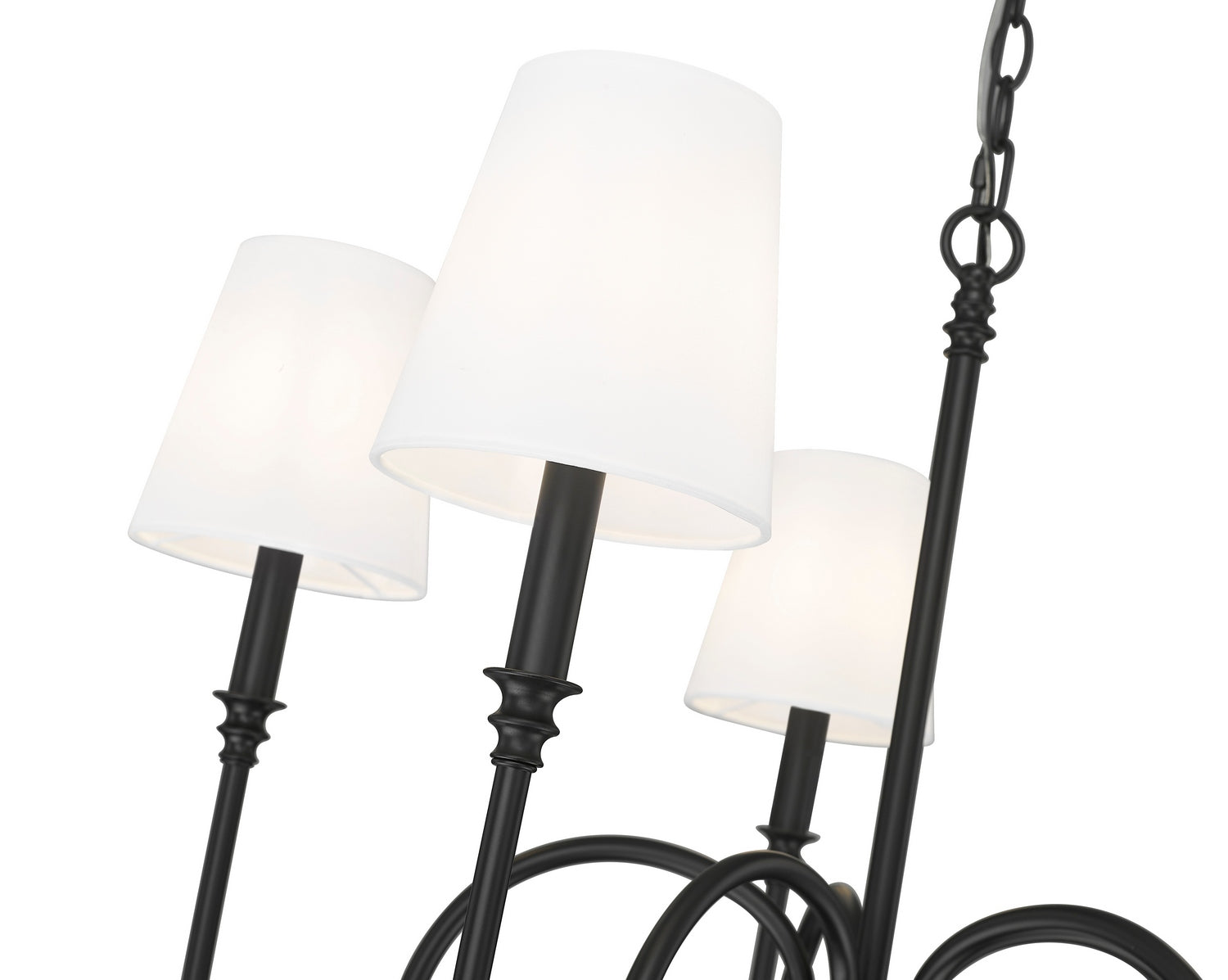 Z-Lite - 4505-5MB - Five Light Chandelier - Jisele - Matte Black