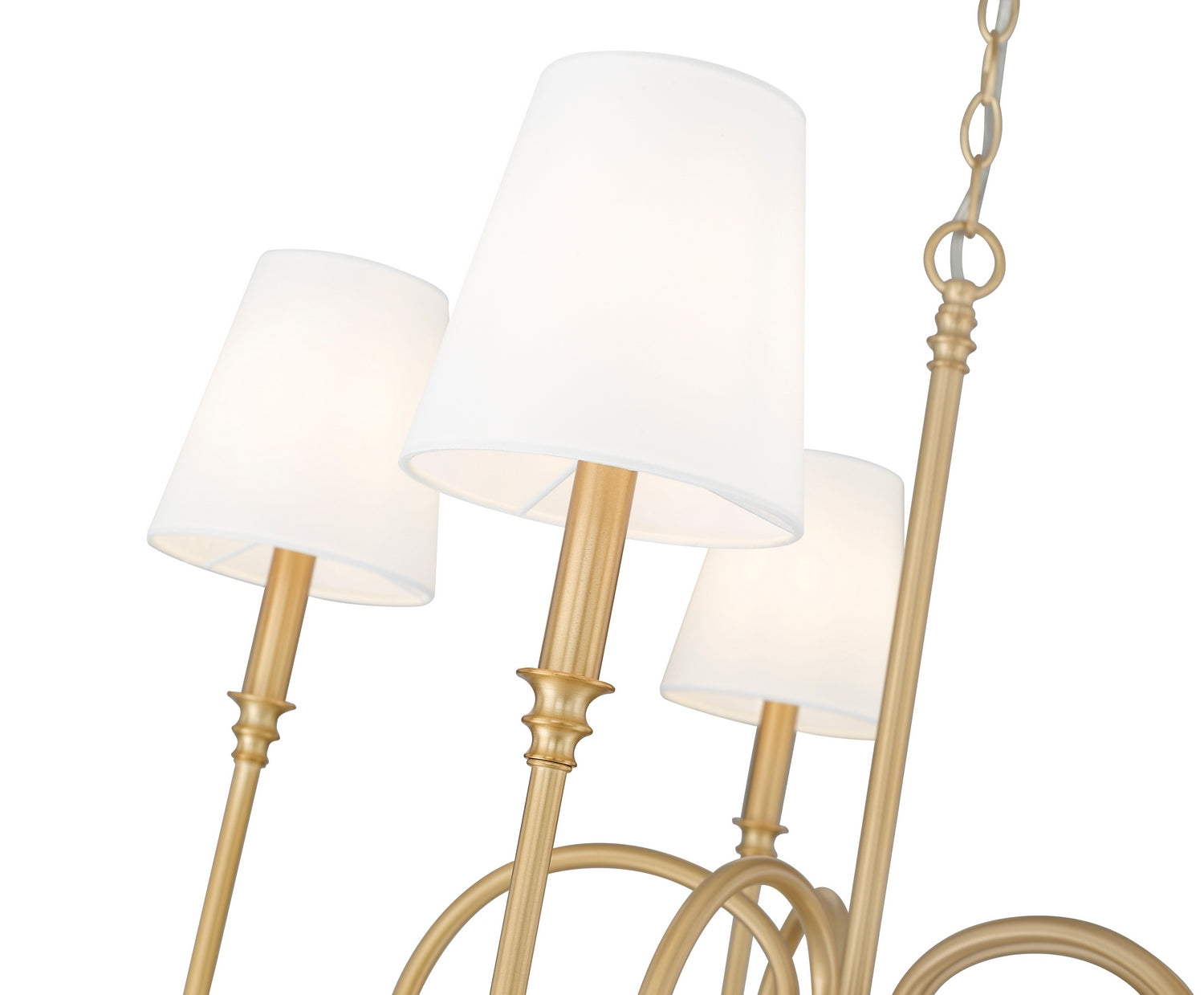 Z-Lite - 4505-5RB - Five Light Chandelier - Jisele - Rubbed Brass