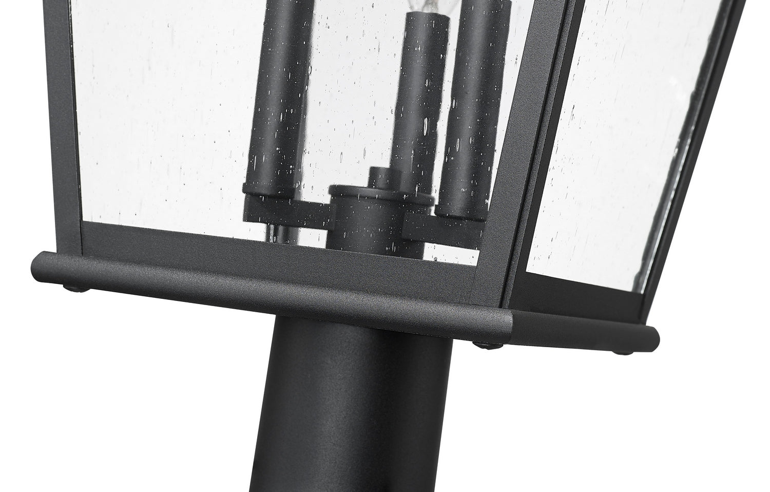 Z-Lite - 5029PHBR-518P-BK - Three Light Outdoor Post Mount - Raphael - Sand Black