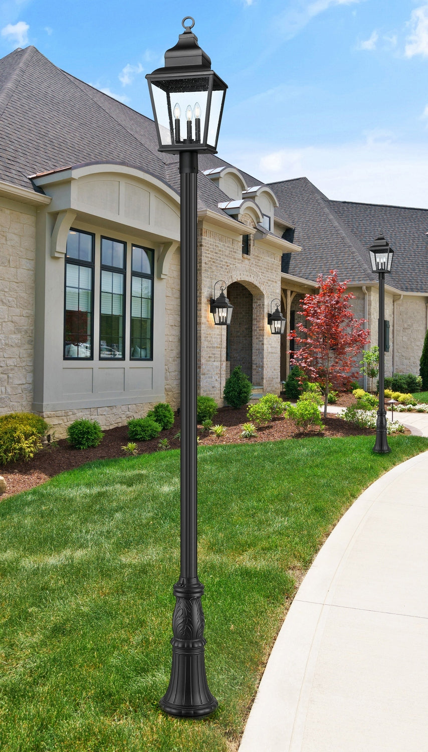 Z-Lite - 5029PHBR-518P-BK - Three Light Outdoor Post Mount - Raphael - Sand Black