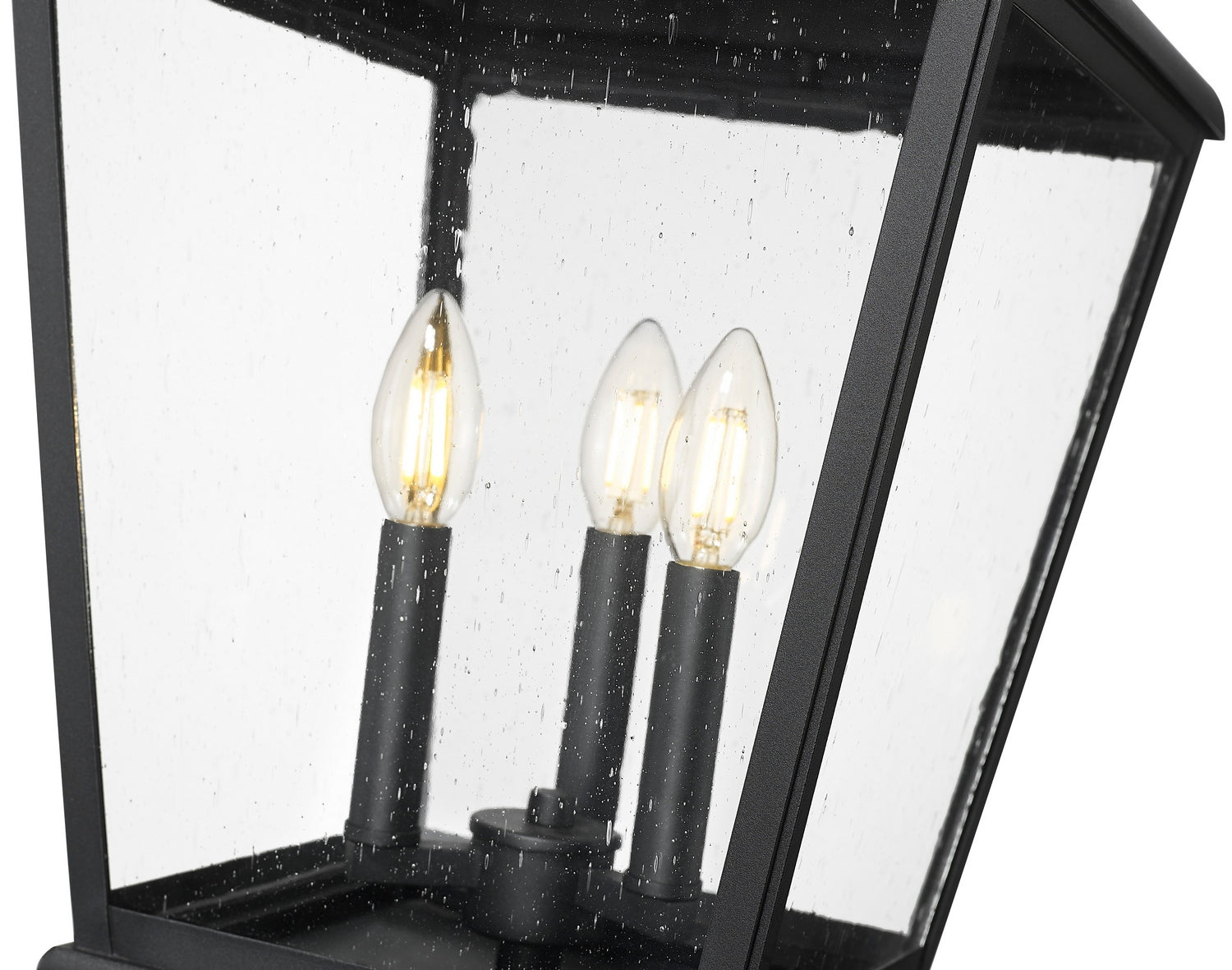 Z-Lite - 5029PHBR-519P-BK - Three Light Outdoor Post Mount - Raphael - Sand Black