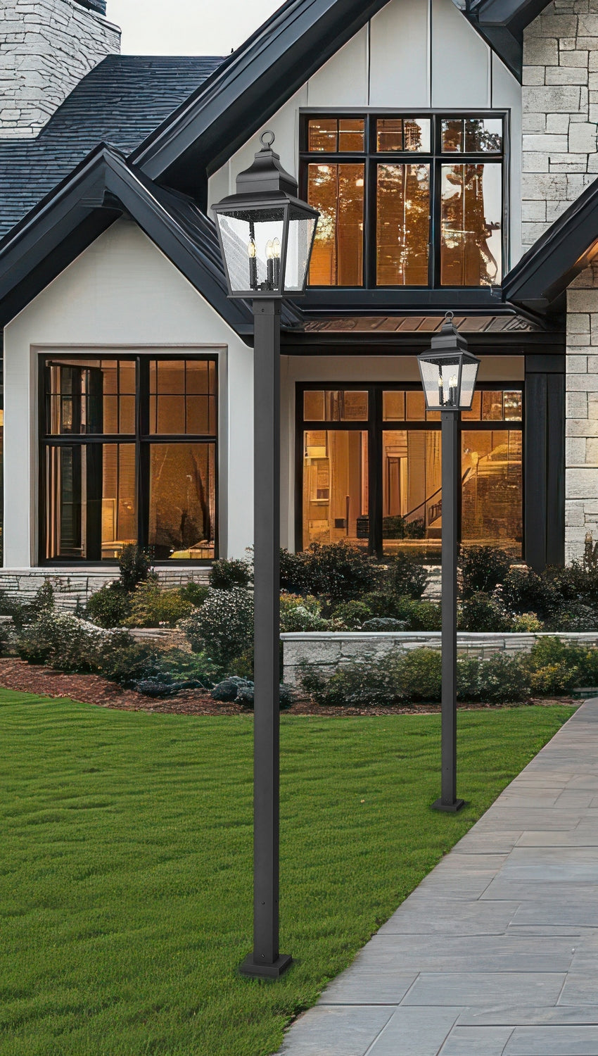 Z-Lite - 5029PHBS-536P-BK - Three Light Outdoor Post Mount - Raphael - Sand Black