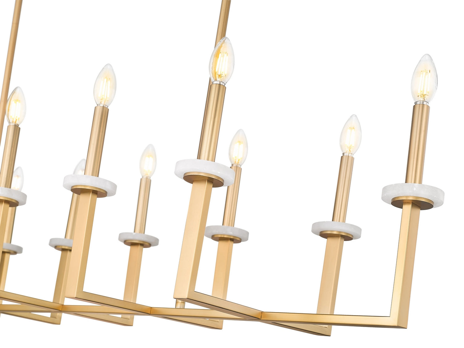 Z-Lite - 6100-12L-MGLD - 12 Light Linear Chandelier - Gaultier - Modern Gold