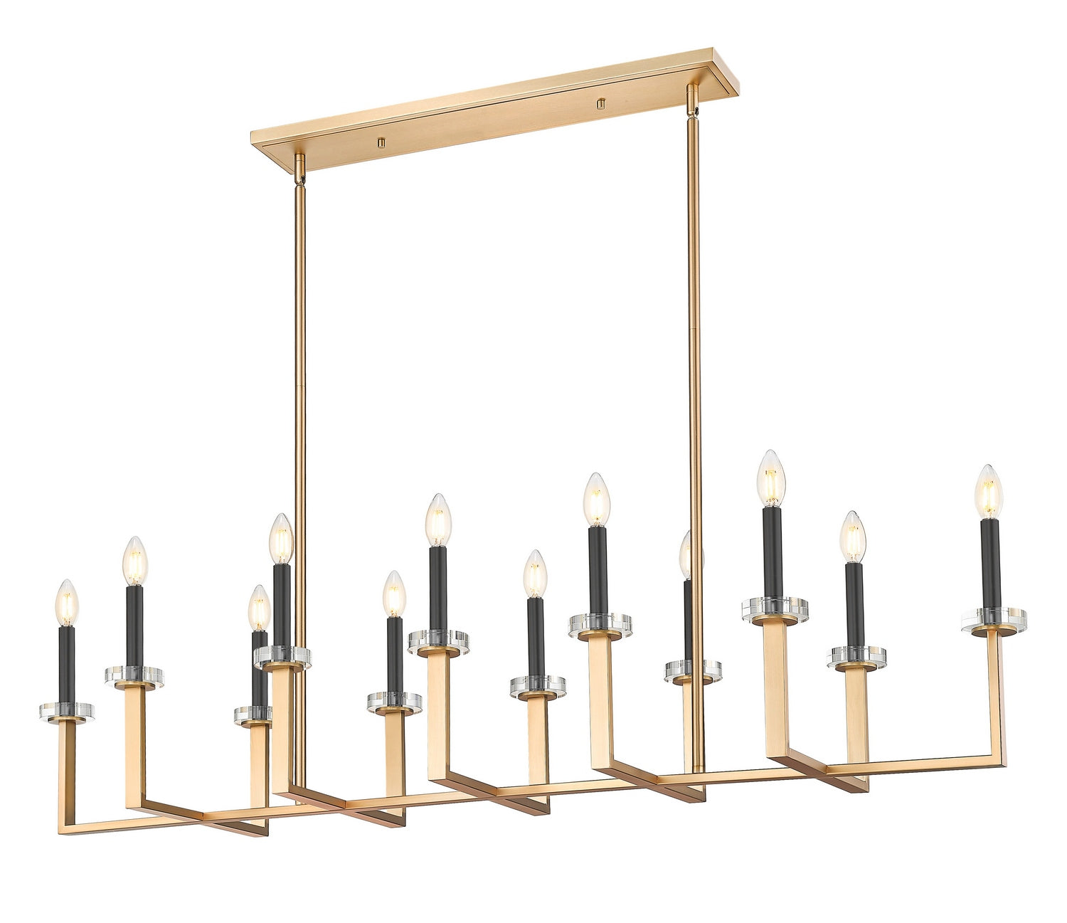 Z-Lite - 6100-12L-MGLD - 12 Light Linear Chandelier - Gaultier - Modern Gold